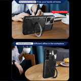 Husa de protectie Techsuit CamGuard Pro compatibil cu Samsung Galaxy S24 FE, Albastru