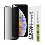 Folie de protectie Techsuit 111D Privacy Full Glue compatibil cu iPhone XS Max / iPhone 11 Pro Max, Negru
