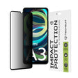 Folie de protectie Techsuit 111D Privacy Full Glue compatibil cu Xiaomi Redmi A3 / Redmi A3x, Negru