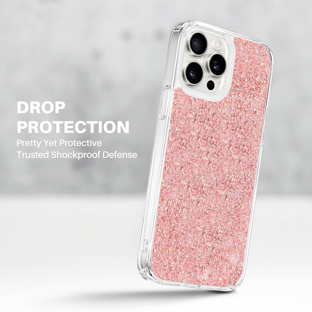 Husa de protectie Techsuit Sparkly Glitter compatibil cu Motorola Moto G34 / Moto G45, Mov