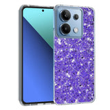 Husa de protectie Techsuit Sparkly Glitter compatibil cu Xiaomi Redmi Note 13 4G, Mov