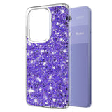 Husa de protectie Techsuit Sparkly Glitter compatibil cu Xiaomi Redmi Note 13 Pro 4G / Poco M6 Pro 4G, Mov