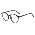 Techsuit Anti-Blue Light Glasses Reflex TR90 (F8551-C2), Round, Nisipiu Black