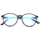 Techsuit Anti-Blue Light Glasses Reflex TR90 (F8551-C2), Round, Nisipiu Black