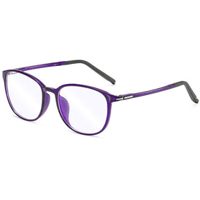 Techsuit Anti-Blue Light Glasses Reflex PC (F2822) kerek lila szemüveg