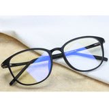 Techsuit Anti-Blue Light Glasses Reflex PC (F2822), Round, Nisipiu Black