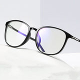 Techsuit Anti-Blue Light Glasses Reflex PC (F2822), Round, Nisipiu Black