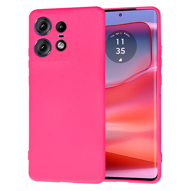 Husa de protectie Techsuit SoftFlex compatibil cu Motorola Edge 50 Pro, Roz Intens