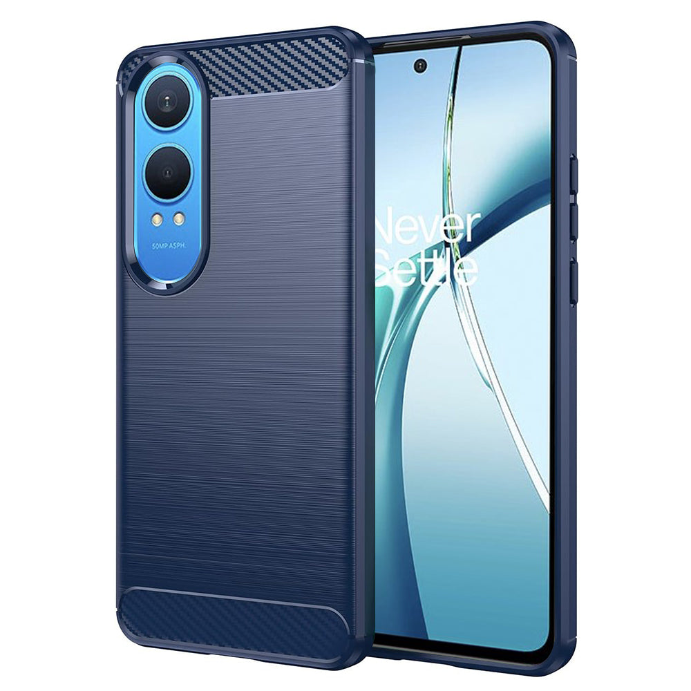 Husa de protectie Techsuit Carbon Silicone compatibil cu OnePlus Nord CE4 Lite, Albastru