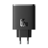 Incarcator Baseus (P10152301113-00), 2x Type-C + USB, 65W, Negru