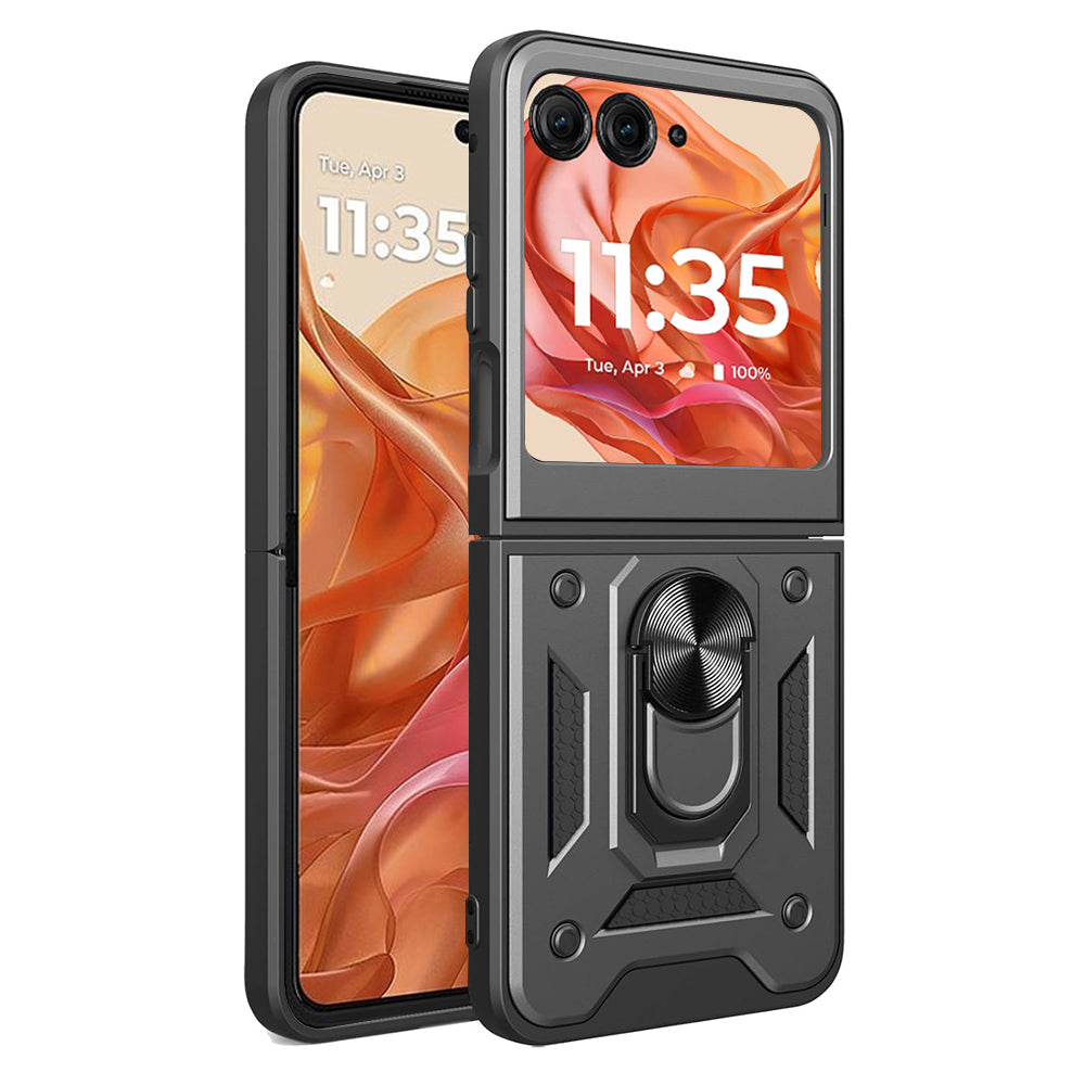 Husa de protectie Techsuit CamShield Series compatibil cu Motorola Razr 50 / Razr 60, Negru