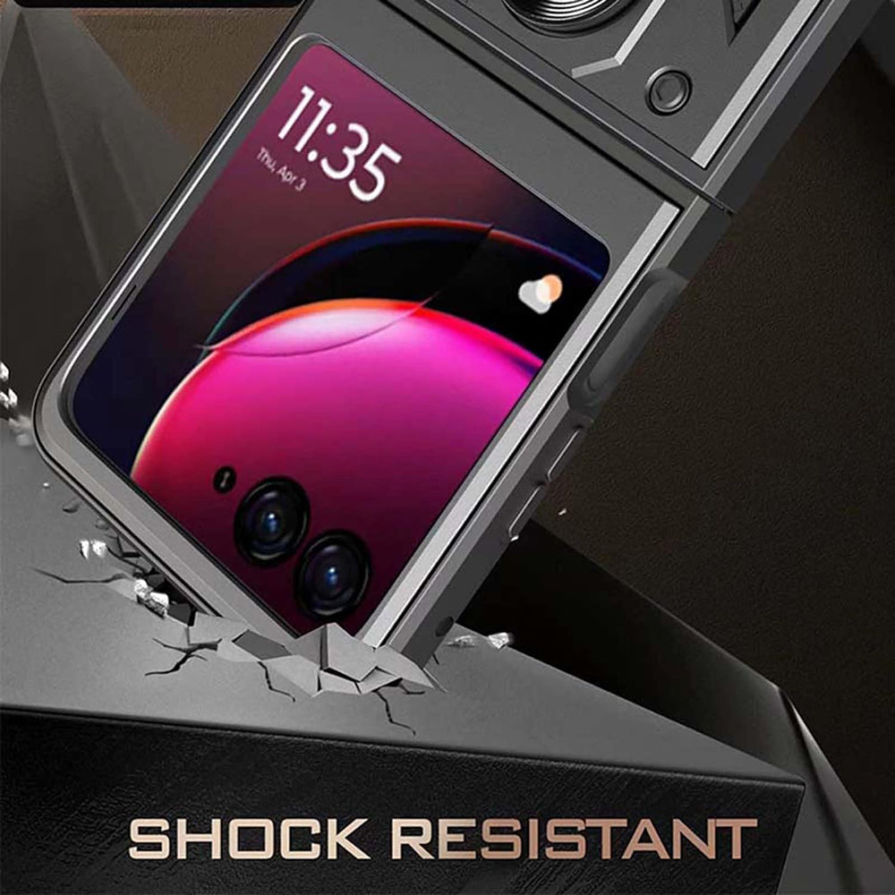 Husa de protectie Techsuit CamShield Series compatibil cu Motorola Razr 50 / Razr 60, Negru