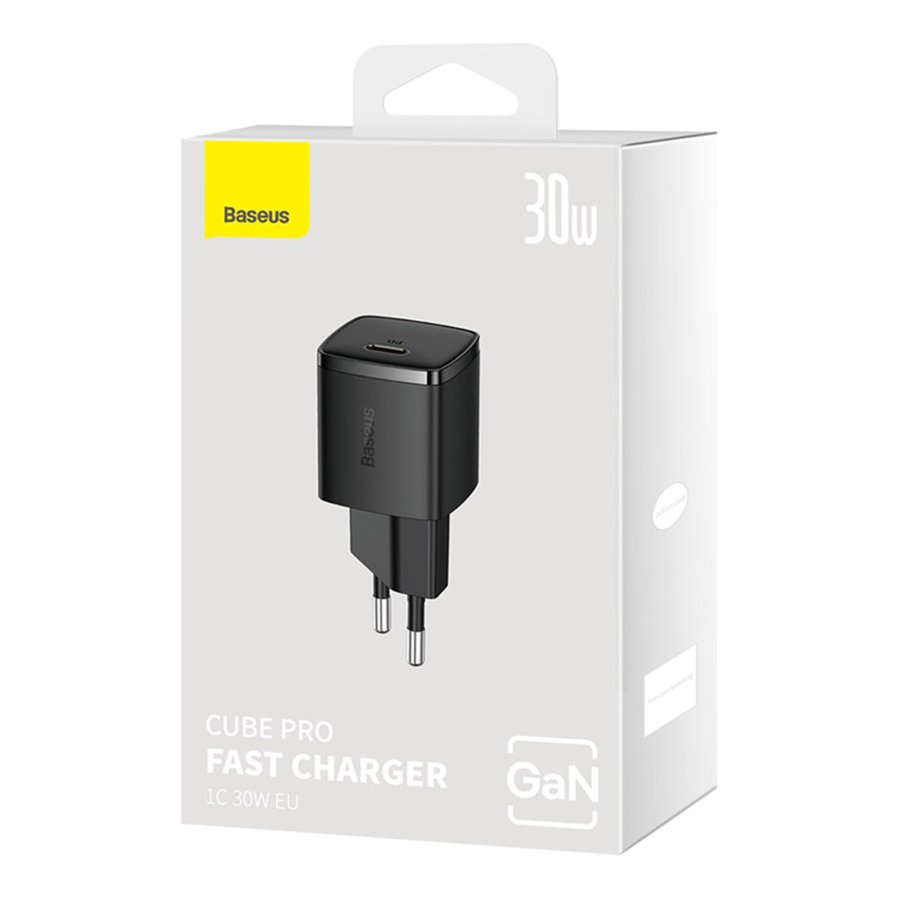 Incarcator Baseus Cube Pro (CCXF000301), Fast Charger, Type-C, 30W, Negru