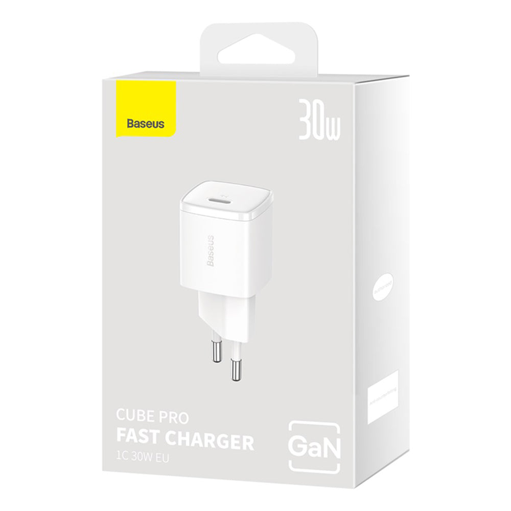 Incarcator Baseus Cube Pro (CCXF000302), Fast Charger, Type-C, 30W, Alb