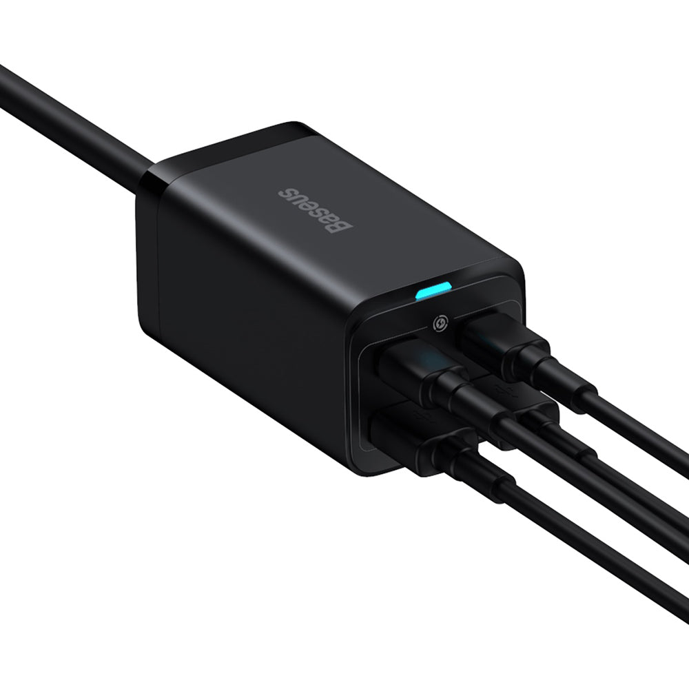 Incarcator Baseus (CCGP000101), 2xUSB-C 2xUSB-A, 100W, Negru