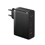 Incarcator Baseus GaN5 Pro Digital (P10110825113-00), Type-C Cable Included, Fast Charger, 2xType-C, USB, 160W, 240W, Negru