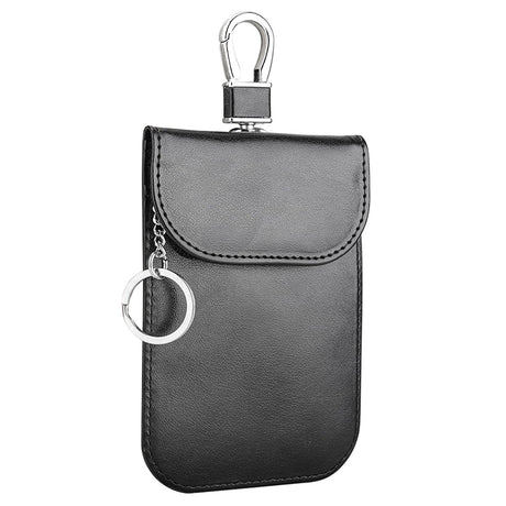 Husa de protectie Techsuit RFID Anti-Theft (AF2) compatibil cu for Cards & Keys, PU Leather, EMF Blocker, Negru