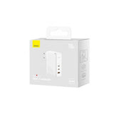 Incarcator Baseus GaN5 Pro (CCGP100202), Type-C Cable Included, Fast Charge, 2xType-C, USB, 140W, 1m, Alb