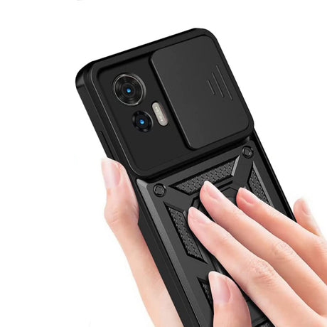 Husă Techsuit CamShield Series pentru Motorola Moto G85, neagră