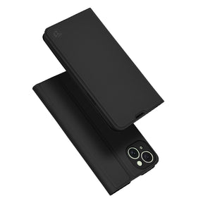 Husa de protectie Techsuit Magskin Book compatibil cu iPhone 15 Plus, Negru