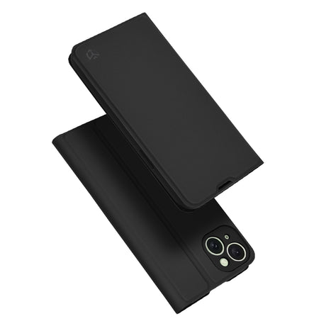Husa de protectie Techsuit Magskin Book compatibil cu iPhone 15 Plus, Negru