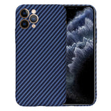 Husa de protectie Techsuit Carbonite FiberShell compatibil cu iPhone 11 Pro, Cyan