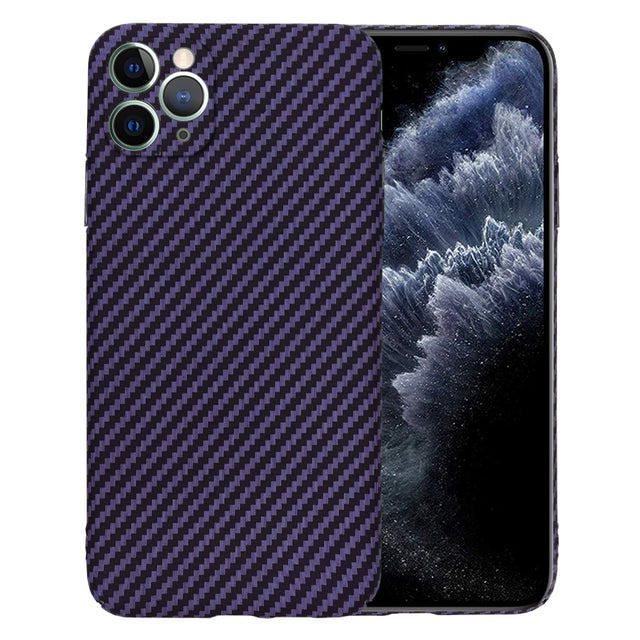 Husa de protectie Techsuit Carbonite FiberShell compatibil cu iPhone 11 Pro Max, Mov