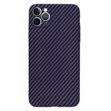Husa de protectie Techsuit Carbonite FiberShell compatibil cu iPhone 11 Pro Max, Mov