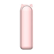 Techsuit Mini Portable Hand Fan (HZ001), 2000mAH, USB Rechargeable, 3 Speeds Adjustable, Roz