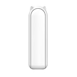 Techsuit Mini Portable Hand Fan (HZ001), 2000mAH, USB Rechargeable, 3 Speeds Adjustable, Alb