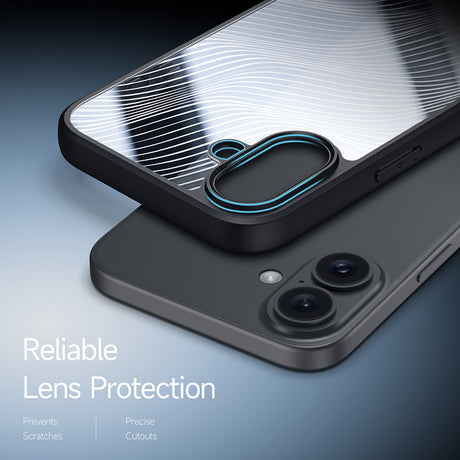 Husa de protectie Dux Ducis Aimo Series compatibil cu iPhone 16 Plus, Negru
