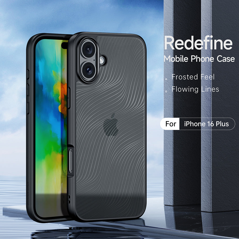 Husa de protectie Dux Ducis Aimo Series compatibil cu iPhone 16 Plus, Negru