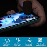 Accesoriu gaming Techsuit Mobile Gaming Finger Sleeve (FS1-04), for Peaceful Elite, King of Glory, Call of Duty, Galben