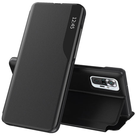 Husa de protectie Techsuit eFold Series compatibil cu Xiaomi Redmi Note 10 Pro / Note 10 Pro Max, Negru
