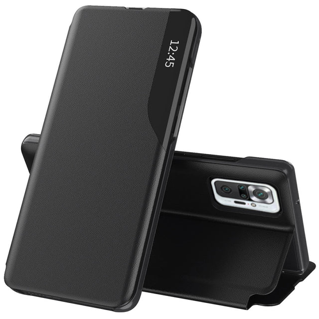 Husa de protectie Techsuit eFold Series compatibil cu Xiaomi Redmi Note 10 Pro / Note 10 Pro Max, Negru