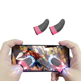 Accesoriu gaming Techsuit Mobile Gaming Finger Sleeve (FS4-04), for Peaceful Elite, King of Glory, Anti-Sweat, Roz