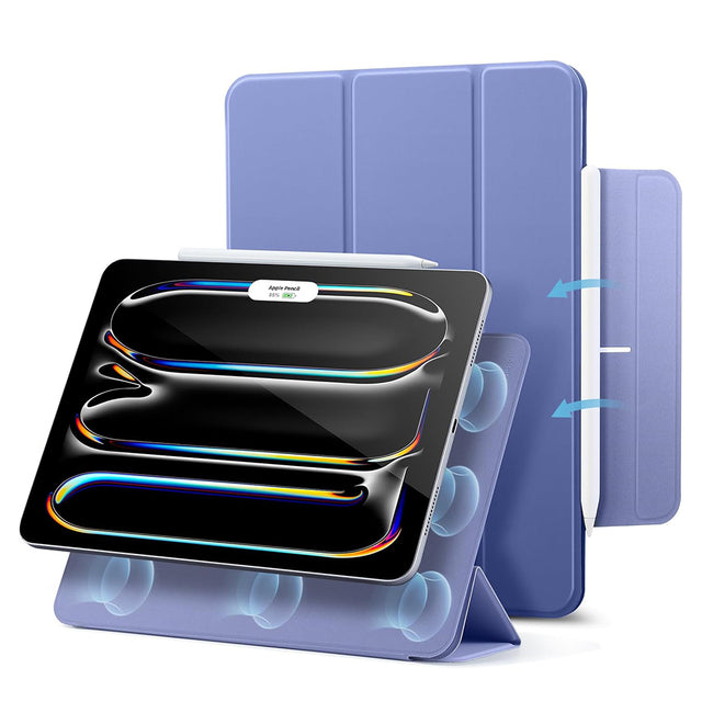 Husa de protectie tableta ESR Rebound Magnetic compatibil cu iPad Pro 13 (2024) / iPad Pro 13 (2025), Lavanda