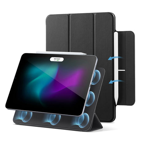 Husa de protectie tableta ESR Rebound Magnetic compatibil cu iPad Pro 11 (2024) / iPad Pro 11 (2025), Negru