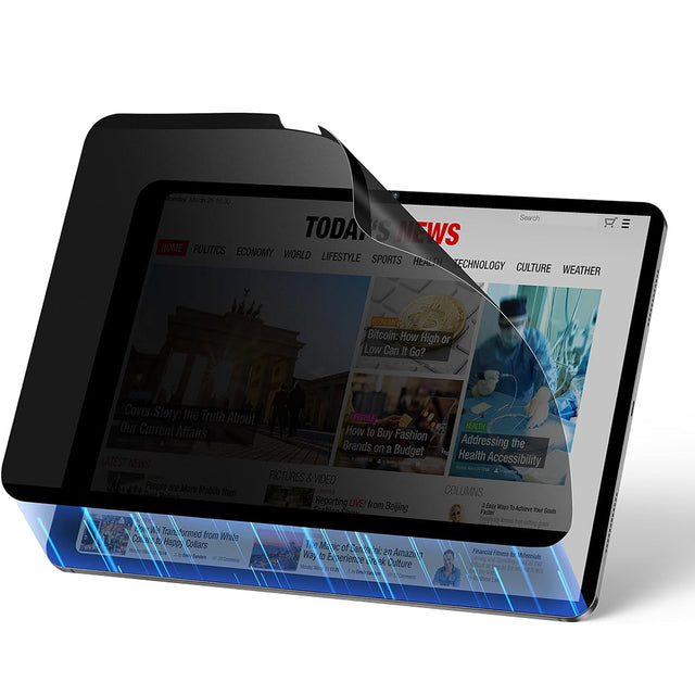 Husa de protectie tableta ESR Magnetic Privacy Screen Protector compatibil cu iPad Pro 11 (2024) / iPad Pro 11 (2025), Negru