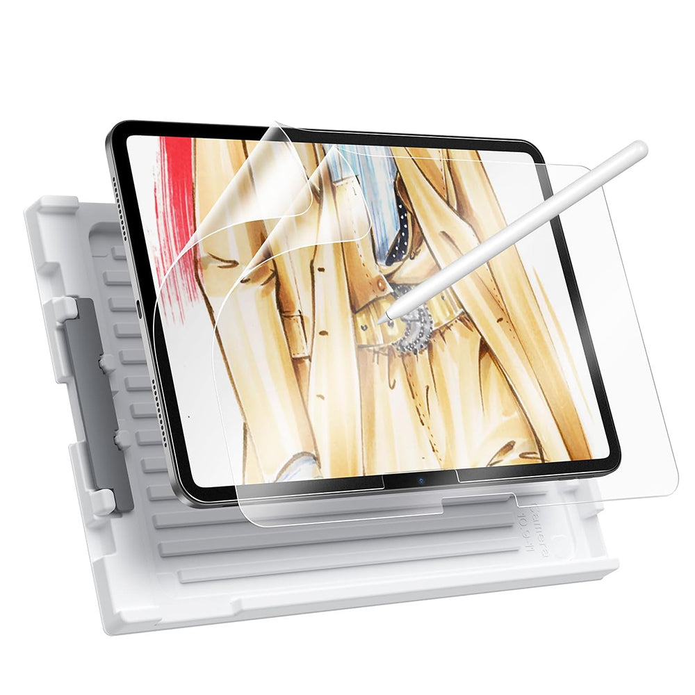 Husa de protectie tableta ESR Paper-Feel (set de 2) compatibil cu iPad Pro 13 (2024) / iPad Pro 13 (2025), Transparent Mat