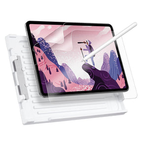 Husa de protectie tableta ESR Paper-Feel (set de 2) compatibil cu iPad Pro 12.9 (2018 / 2020 / 2021 / 2022), Transparent Mat