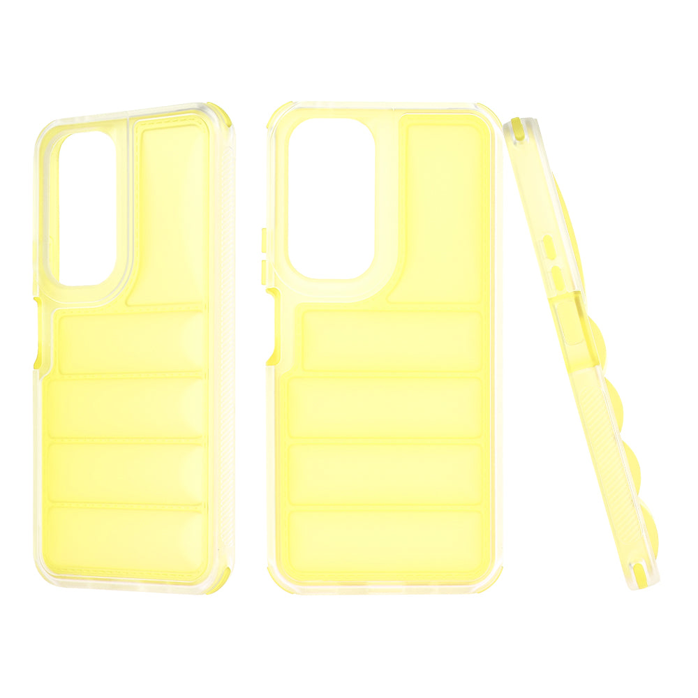Husa de protectie Techsuit Wave Shield compatibil cu Honor 90 Lite, Galben