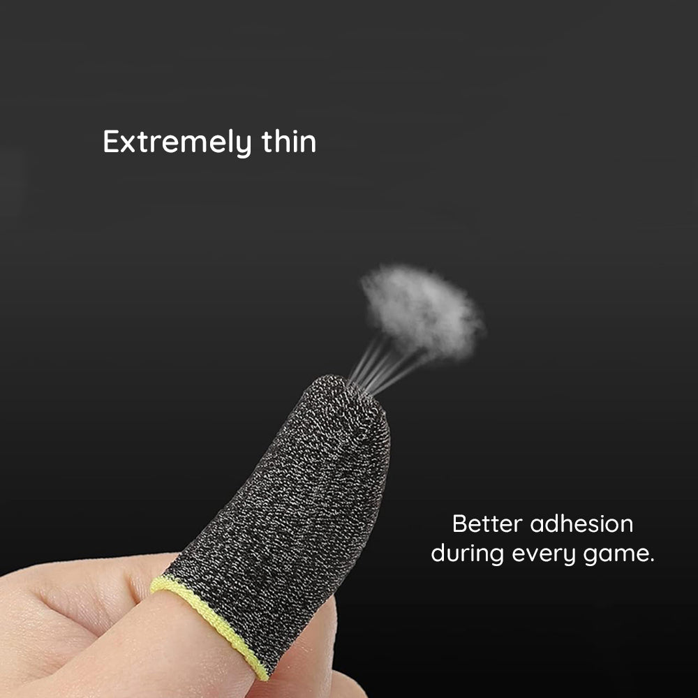 Accesoriu gaming Techsuit Mobile Gaming Finger Sleeve (FS3-02), for Peaceful Elite, King of Glory, Call of Duty, 40x20mm, Rosu