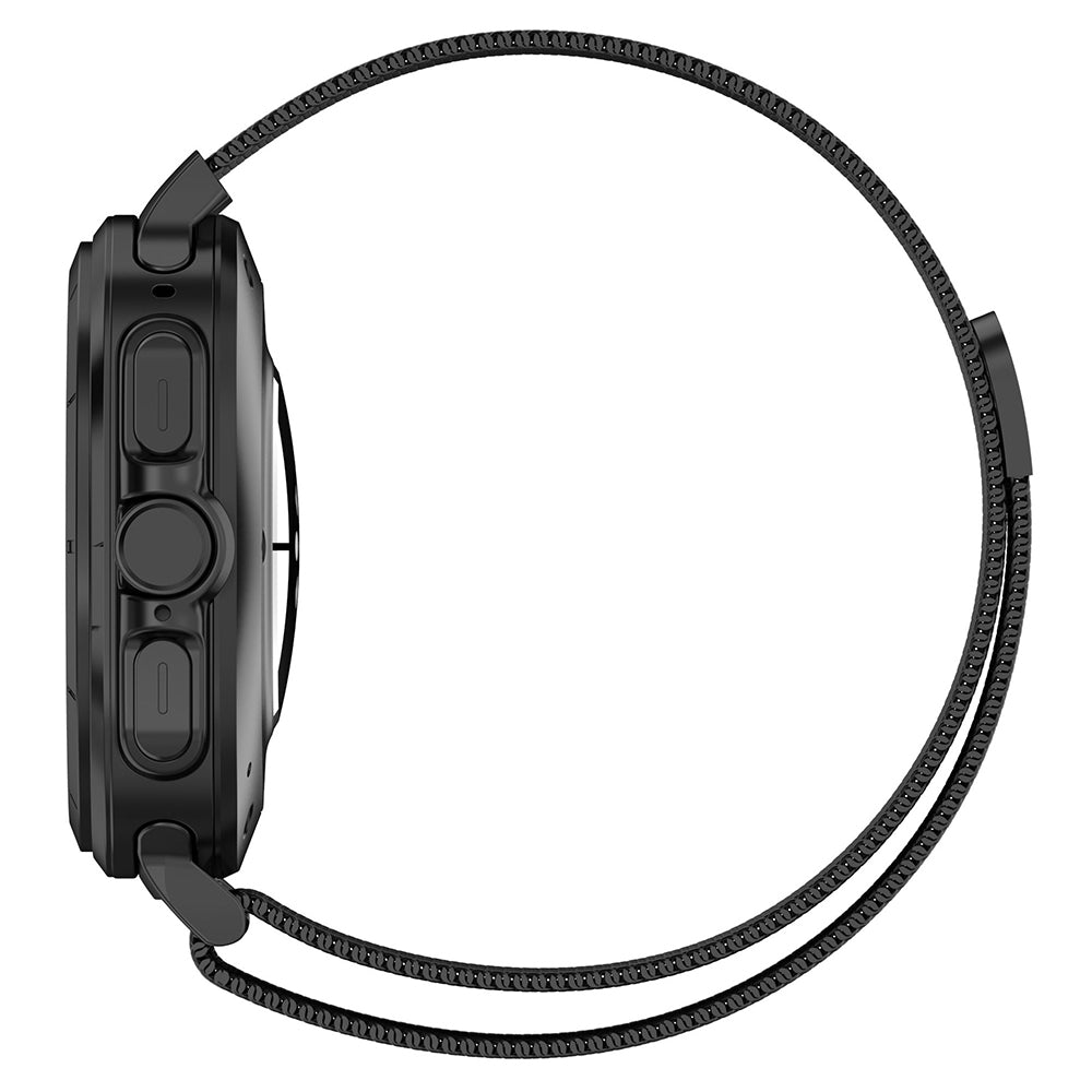 Curea smartwatch Techsuit Watchband (W009) compatibil cu Samsung Galaxy Watch Ultra 47mm / Watch Ultra 2, Titanium Natural