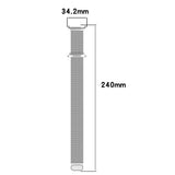 Curea smartwatch Techsuit Watchband (W009) compatibil cu Samsung Galaxy Watch Ultra 47mm / Watch Ultra 2, Argintiu