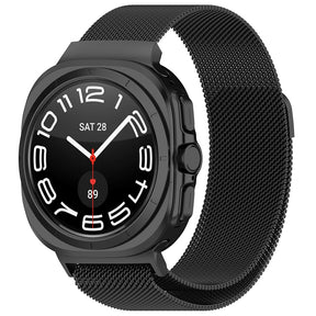 Curea smartwatch Techsuit Watchband (W009) compatibil cu Samsung Galaxy Watch Ultra 47mm / Watch Ultra 2, Negru
