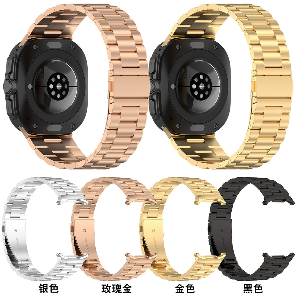 Curea smartwatch Techsuit Watchband (W010) compatibil cu Samsung Galaxy Watch Ultra 47mm / Watch Ultra 2, Auriu