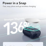 Casti ESR Cyber Magnetic Lock Case HaloLock, Apple AirPods Pro 1 / 2, Albastru