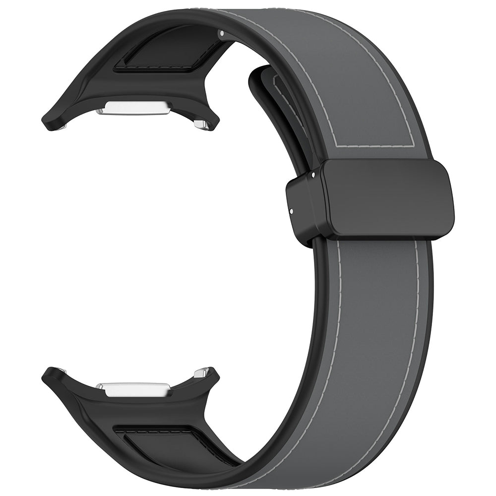 Curea smartwatch Techsuit Watchband (W056) compatibil cu Samsung Galaxy Watch Ultra 47mm / Watch Ultra 2, Gri