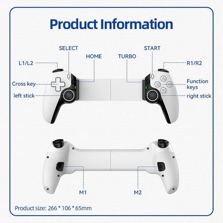 Gamepad Techsuit BSP-D9, Bluetooth V5.2, 400mAh, Negru